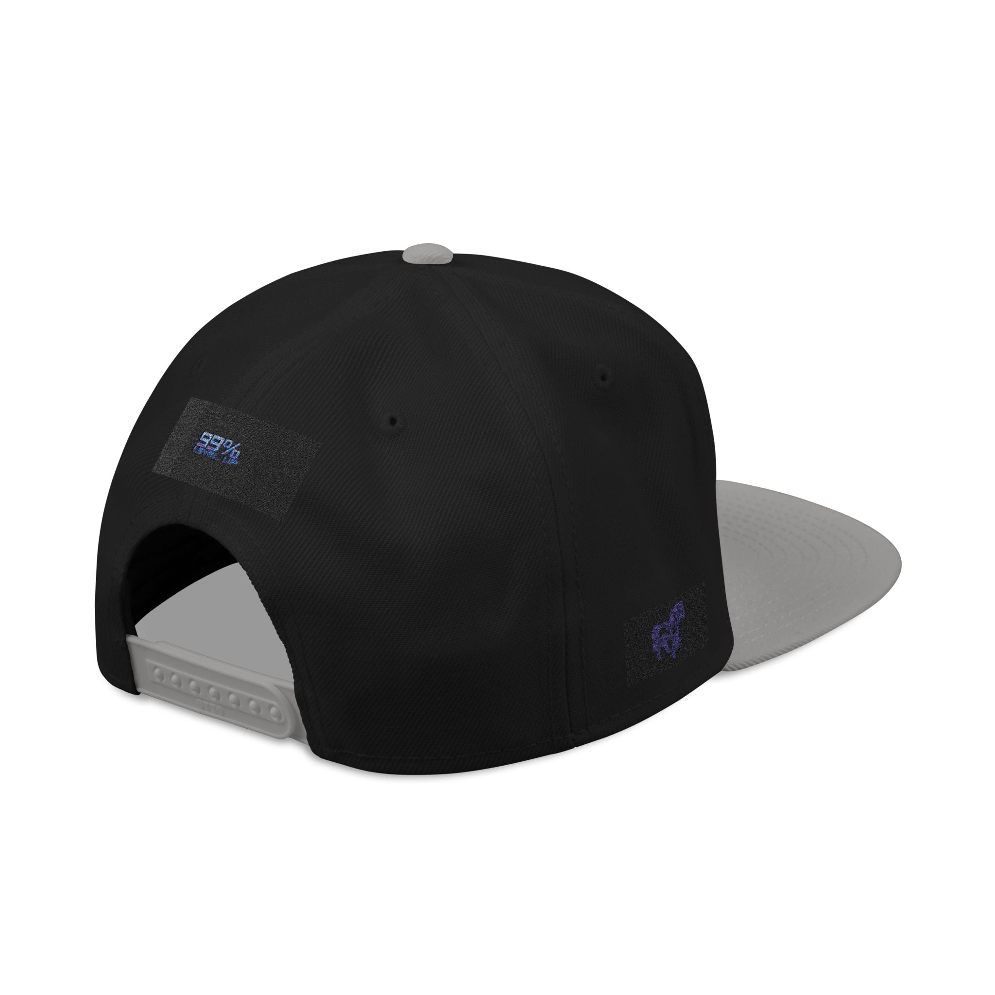 Neon Grid Snapback — Cyberpunk Embroidered Street Cap