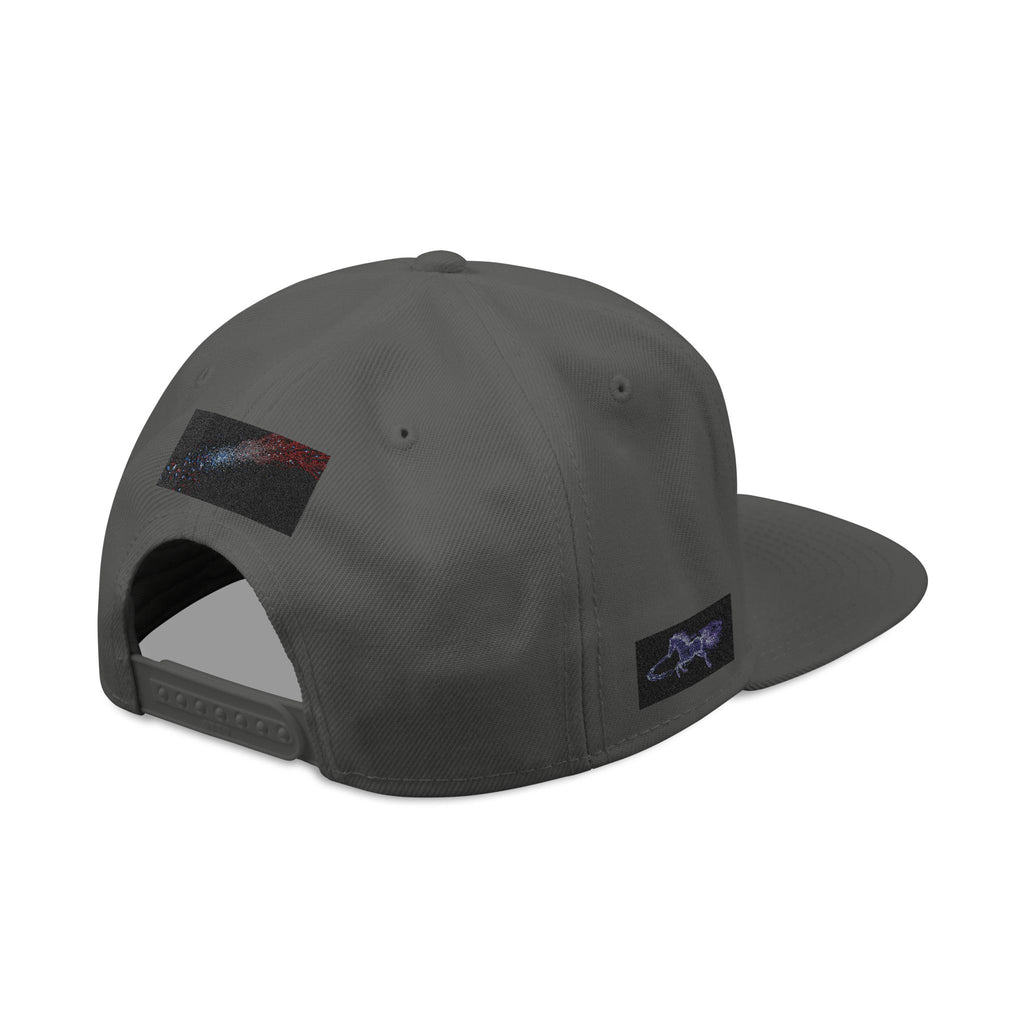 Galaxy Embroidered Snapback Hat — Space Nebula Neon Cyber Cap