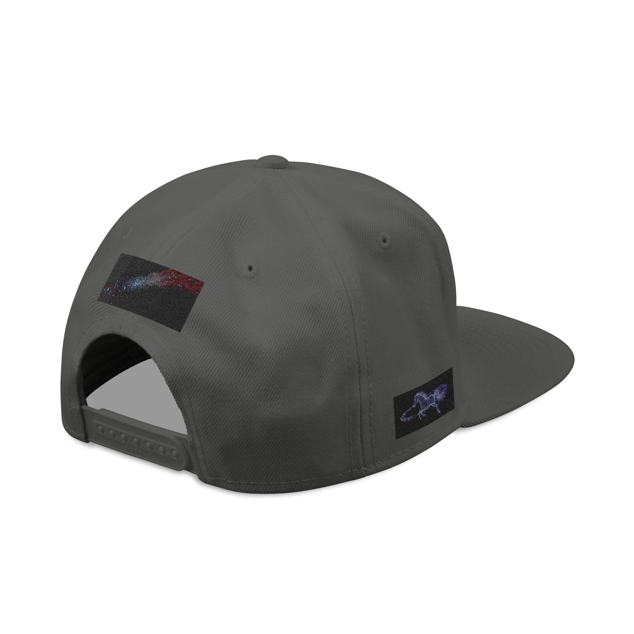 Galaxy Embroidered Snapback Hat — Space Nebula Neon Cyber Cap