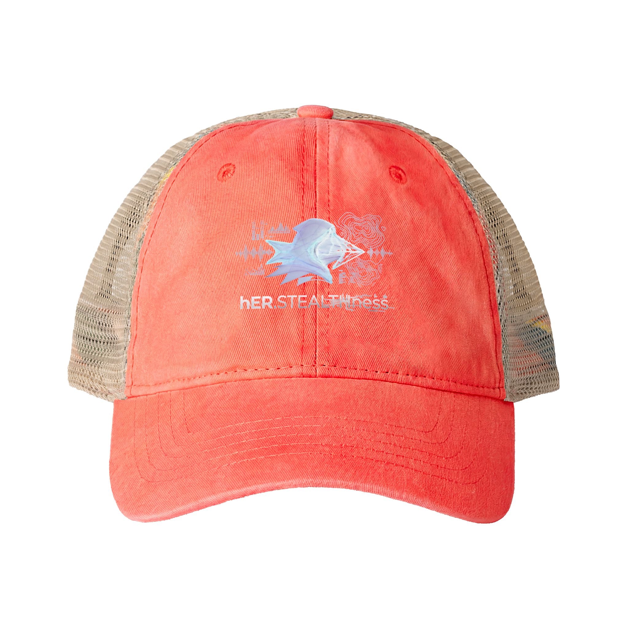 Women's Washed Mesh-Back Cap