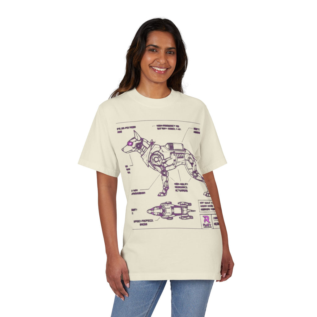 Cybernetic K9 Blueprint T-Shirt