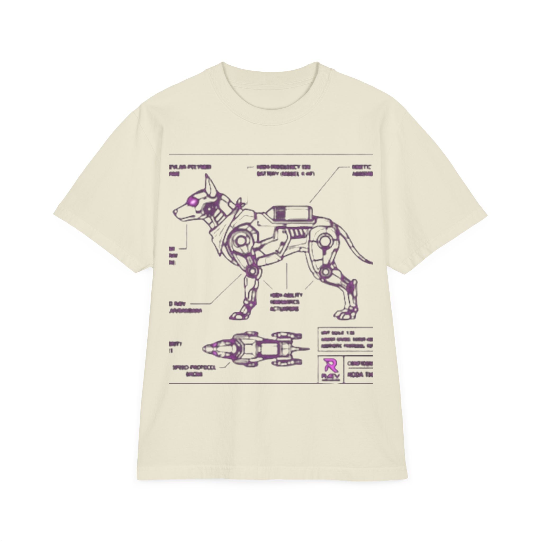 Cybernetic K9 Blueprint T-Shirt