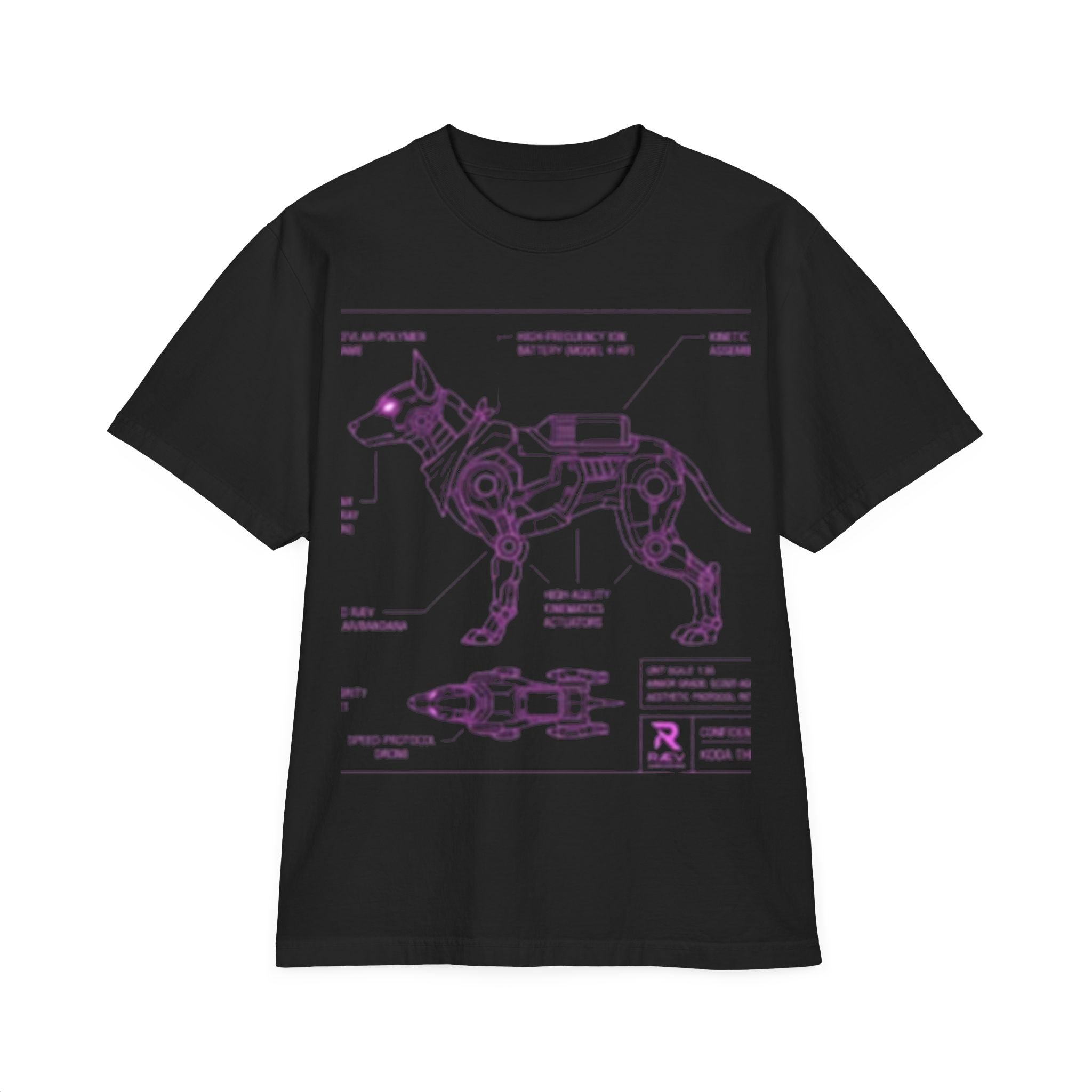 Cybernetic K9 Blueprint T-Shirt
