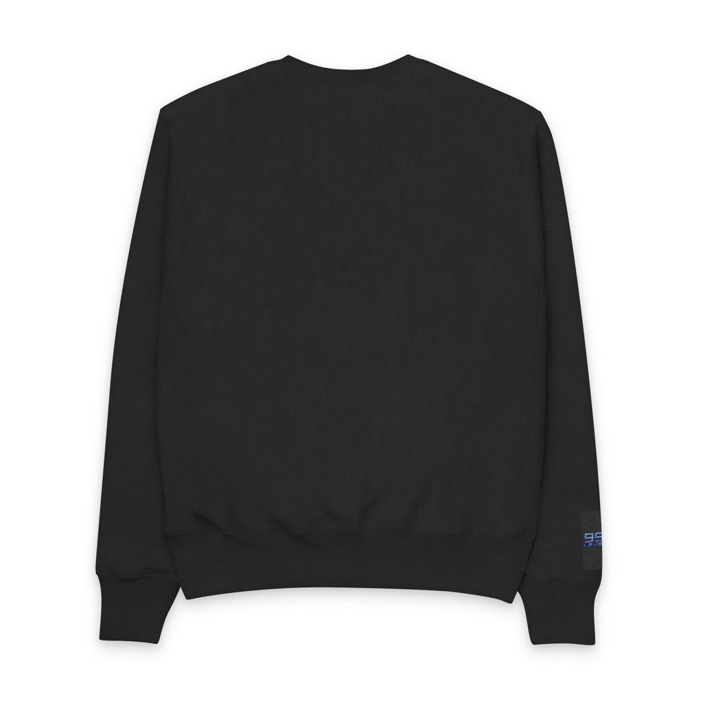 Men's Champion Crewneck Sweatshirt — Retro Neon Cyberpunk Heavyweight