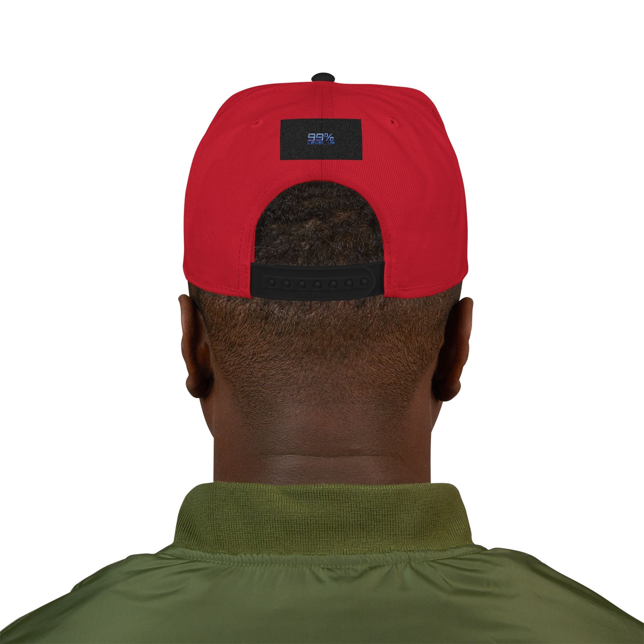 Neon Grid Snapback — Cyberpunk Embroidered Street Cap