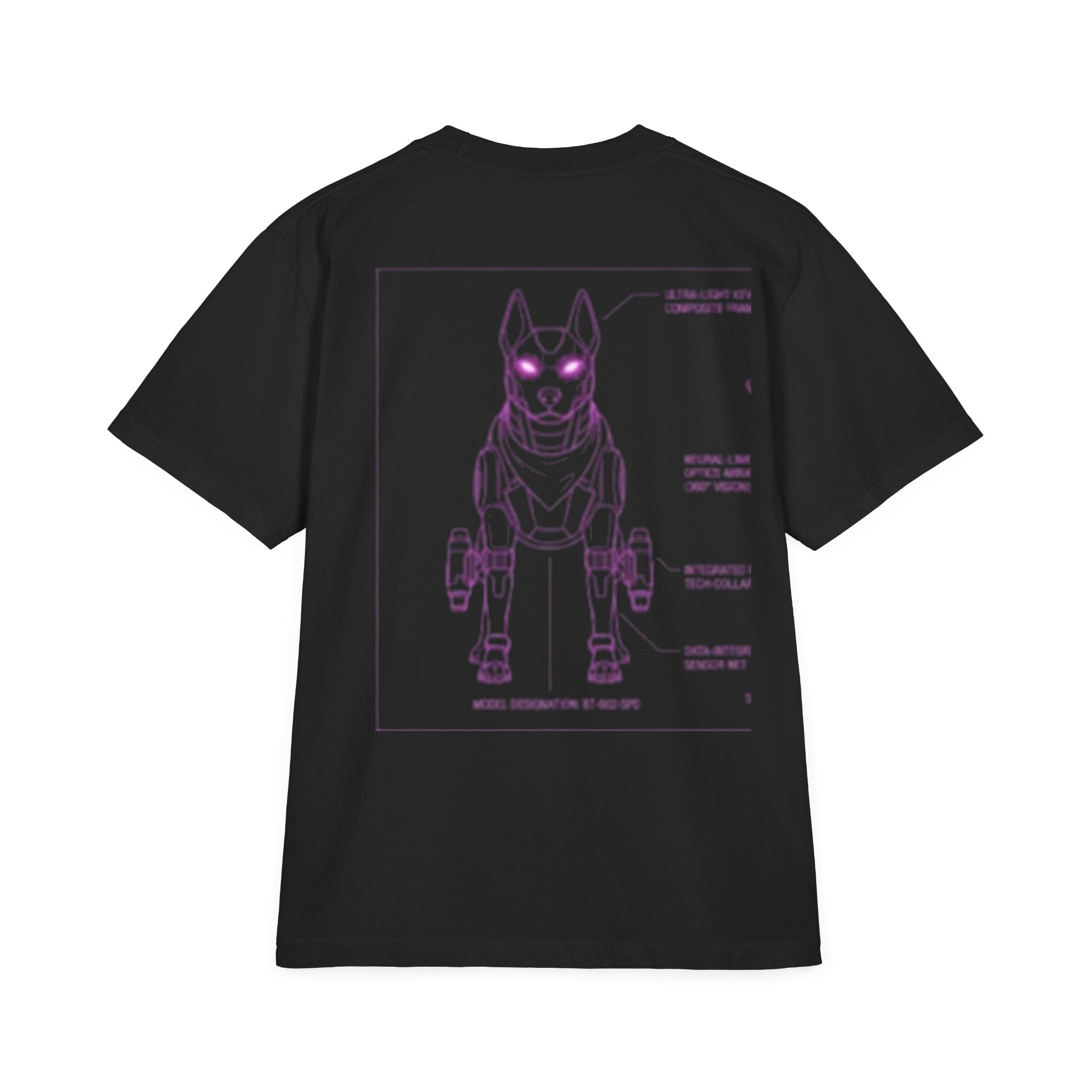 Cybernetic K9 Blueprint T-Shirt
