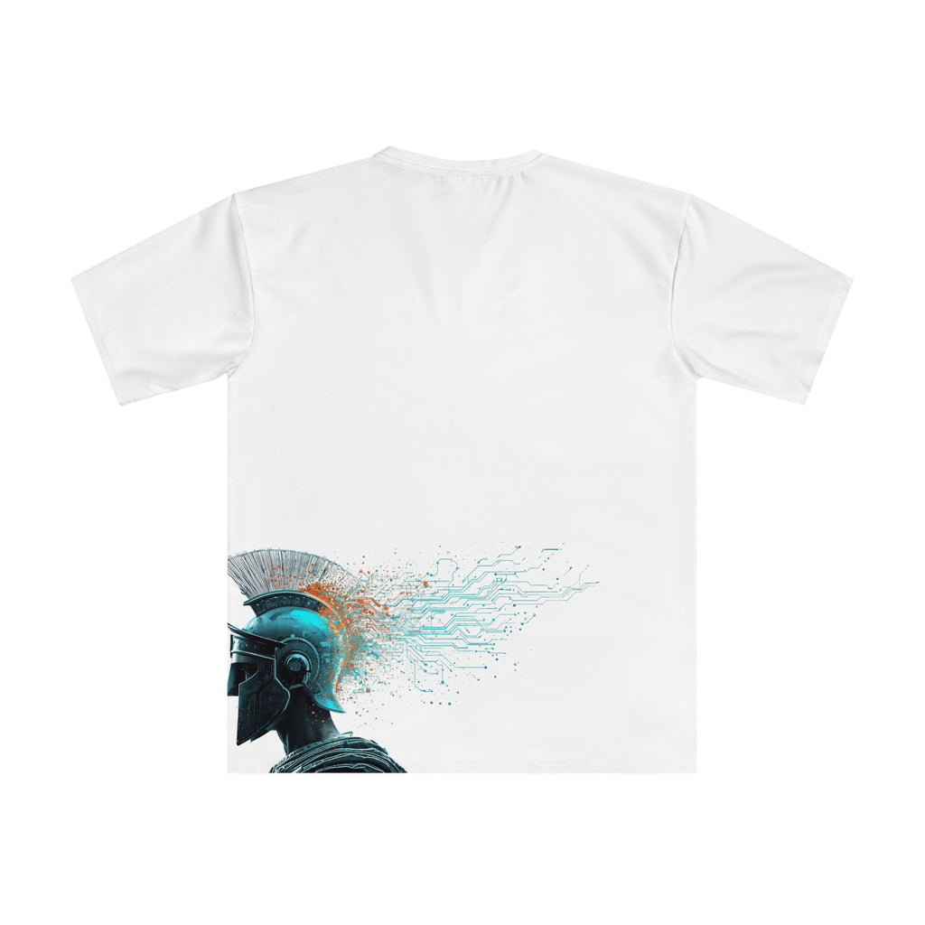 Data Breach Graphic Tee — Neon Cyberpunk QR Design