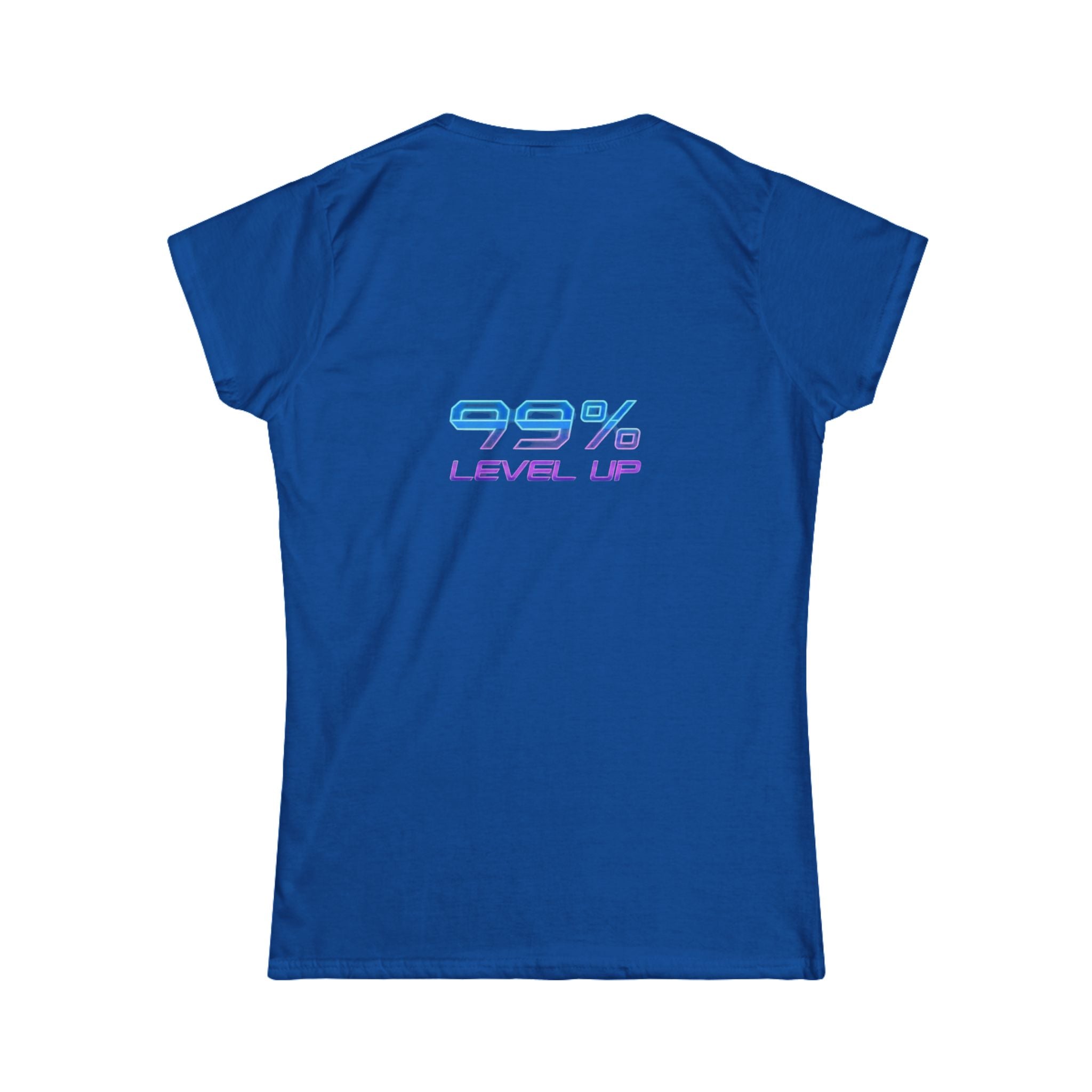 Ski Cat Graphic Tee — 'Level Up' Retro Gaming Skiing Women's T‑Shirt