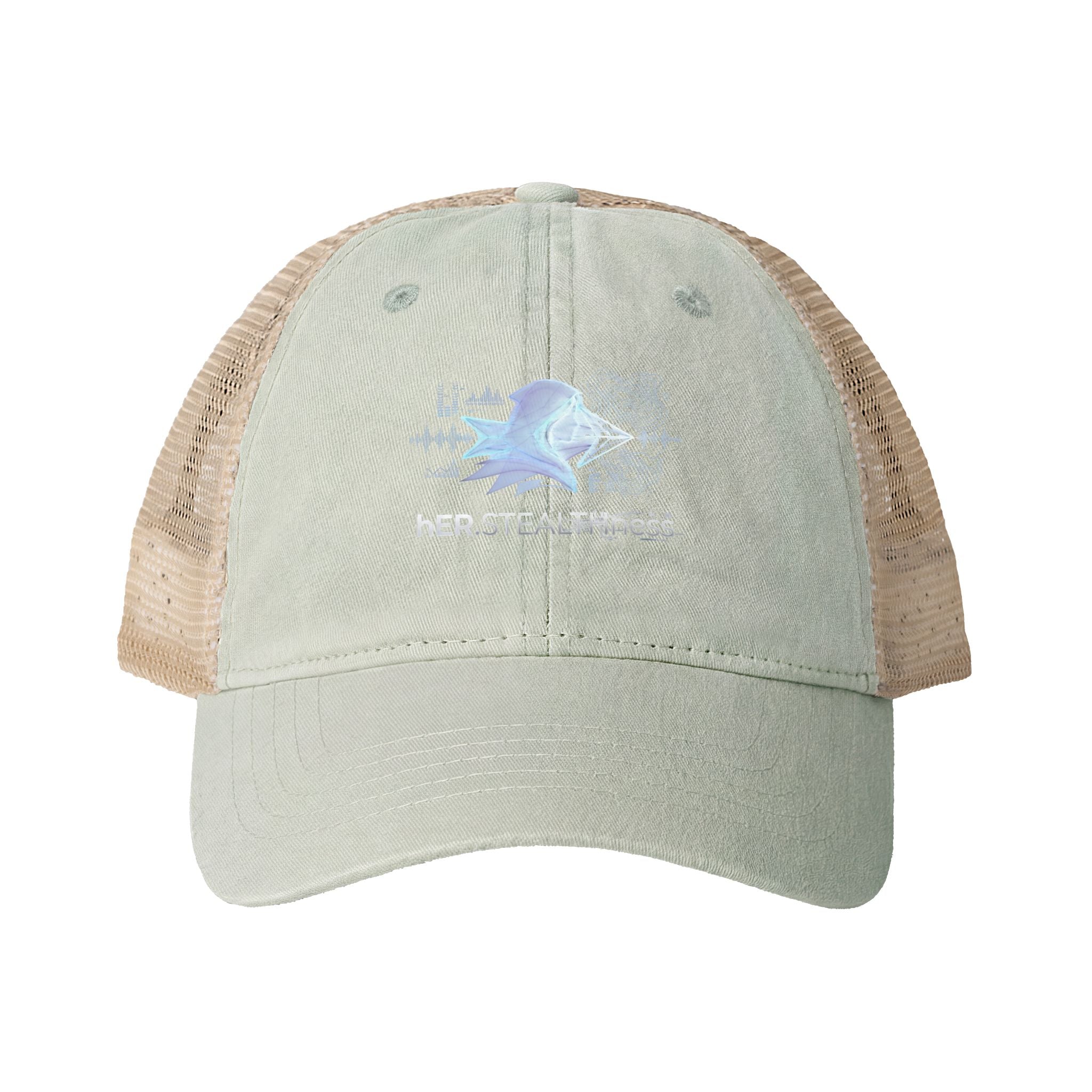 Women's Washed Mesh-Back Cap