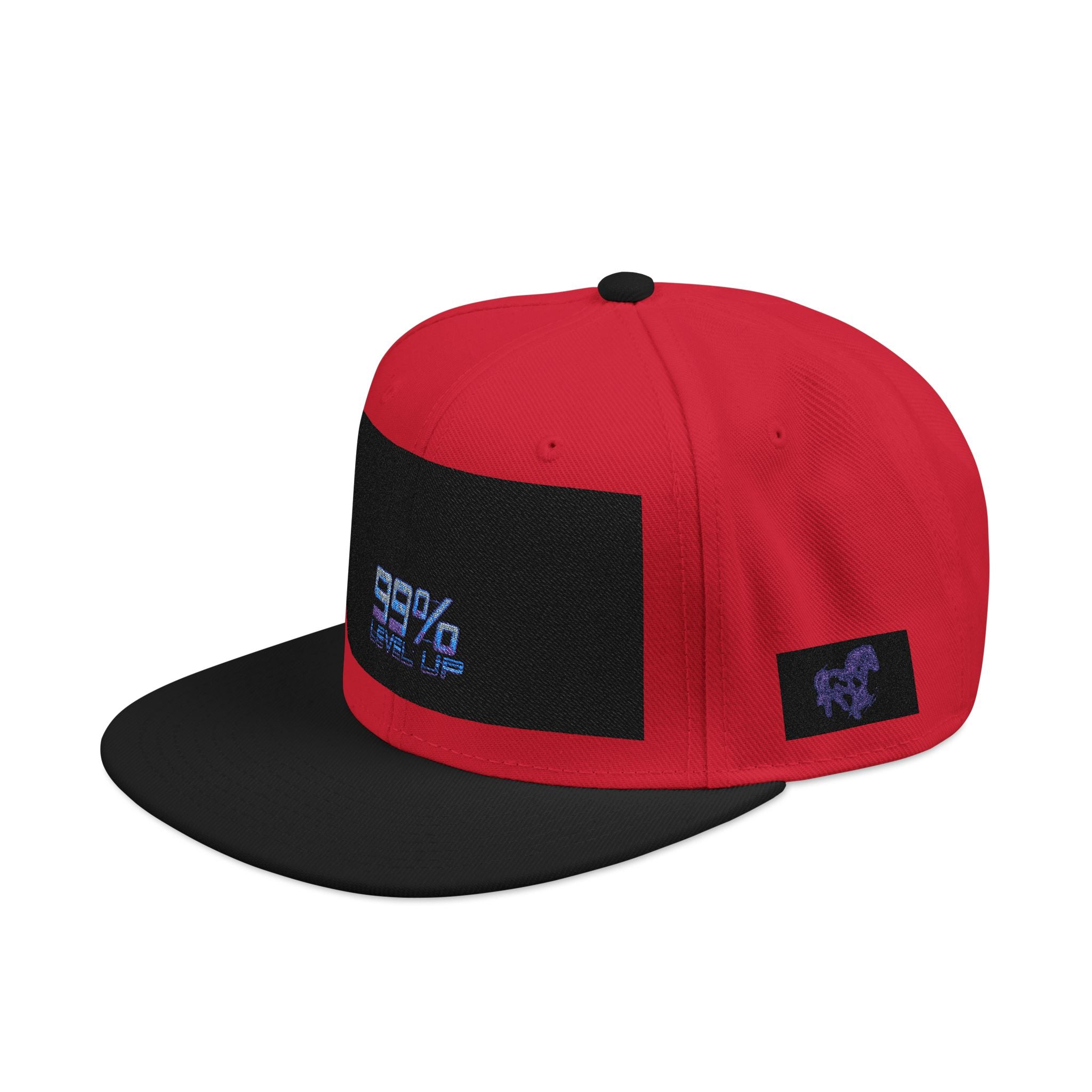 Neon Grid Snapback — Cyberpunk Embroidered Street Cap