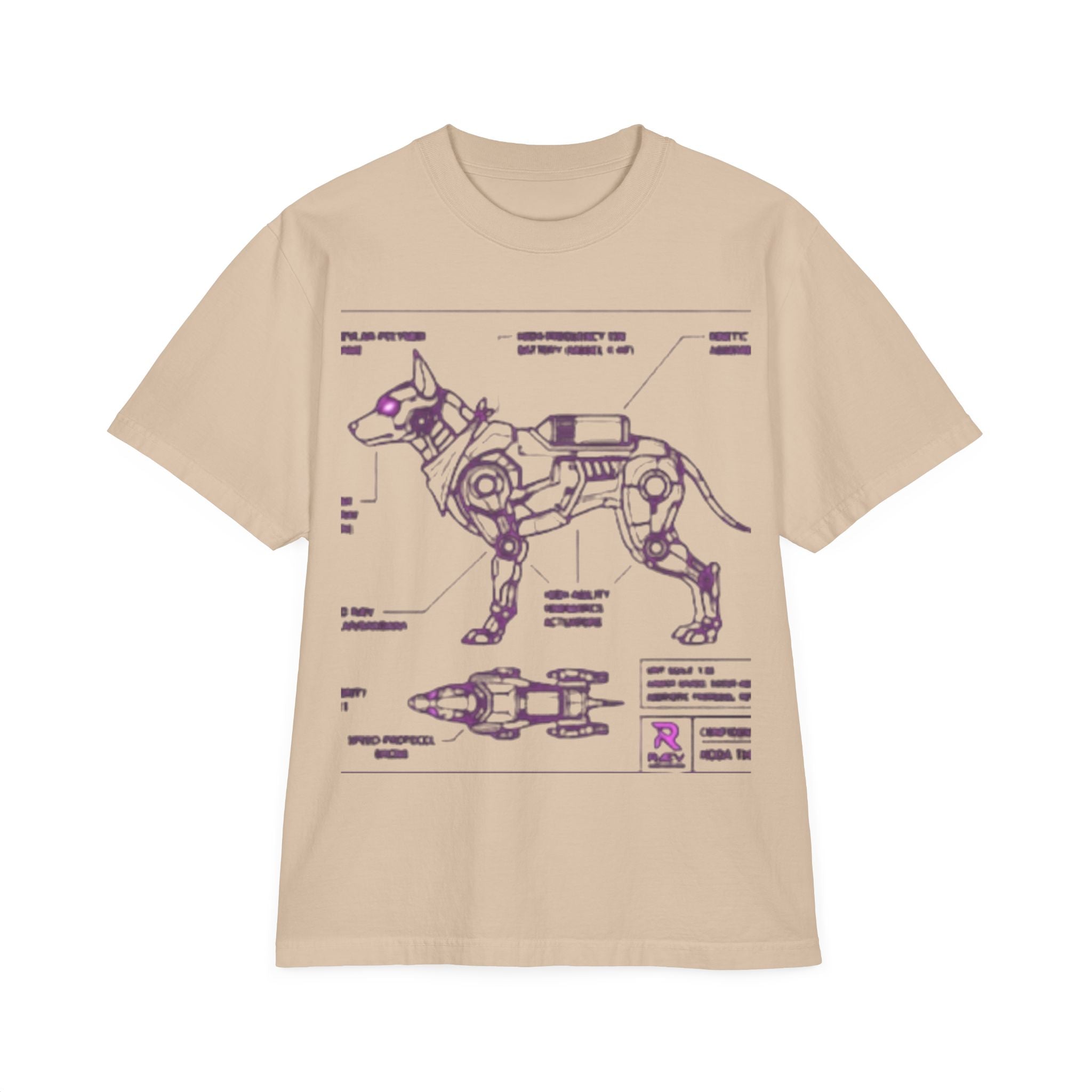 Cybernetic K9 Blueprint T-Shirt