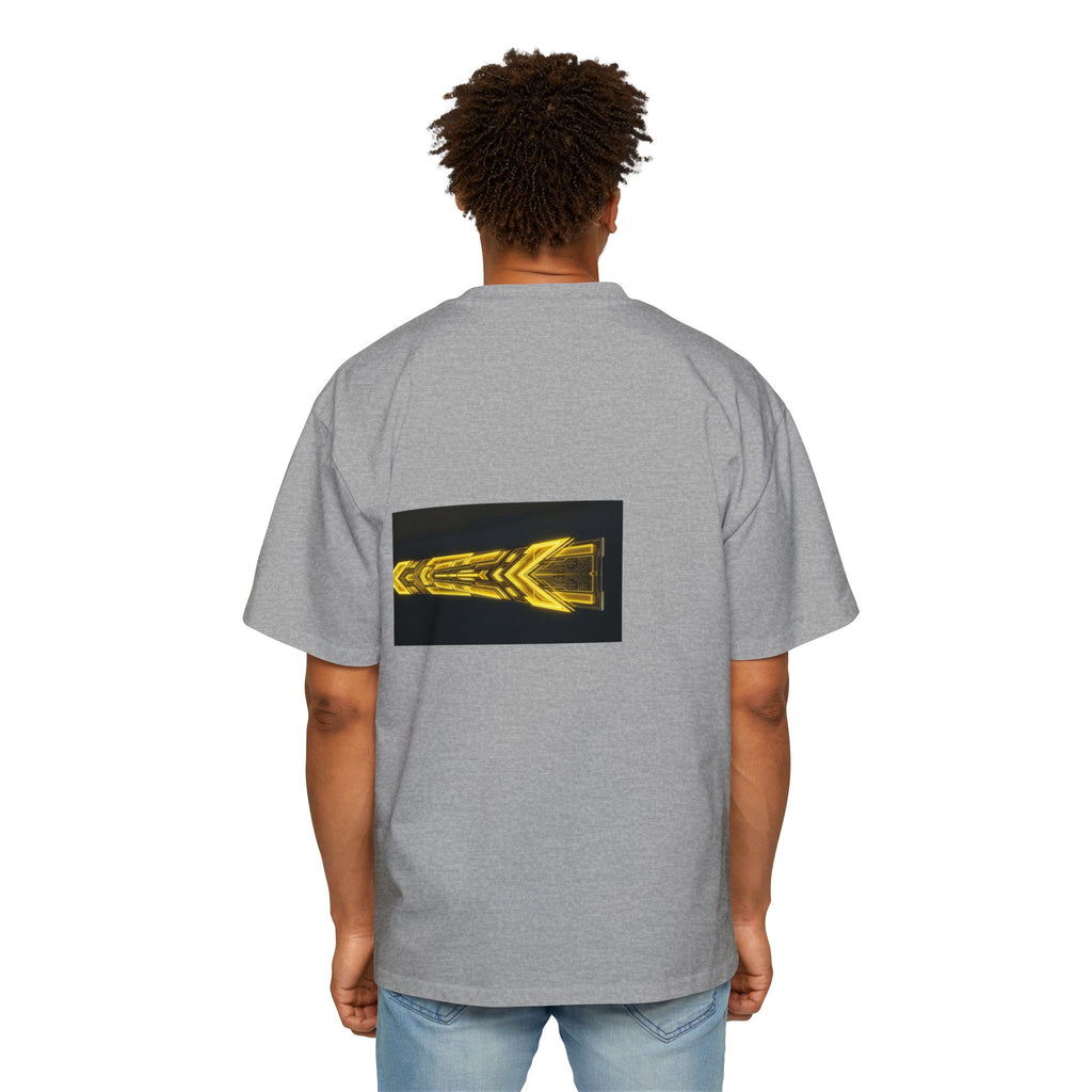 Glitch Override Tee — Futuristic Cyber Graphic Oversized T-Shirt