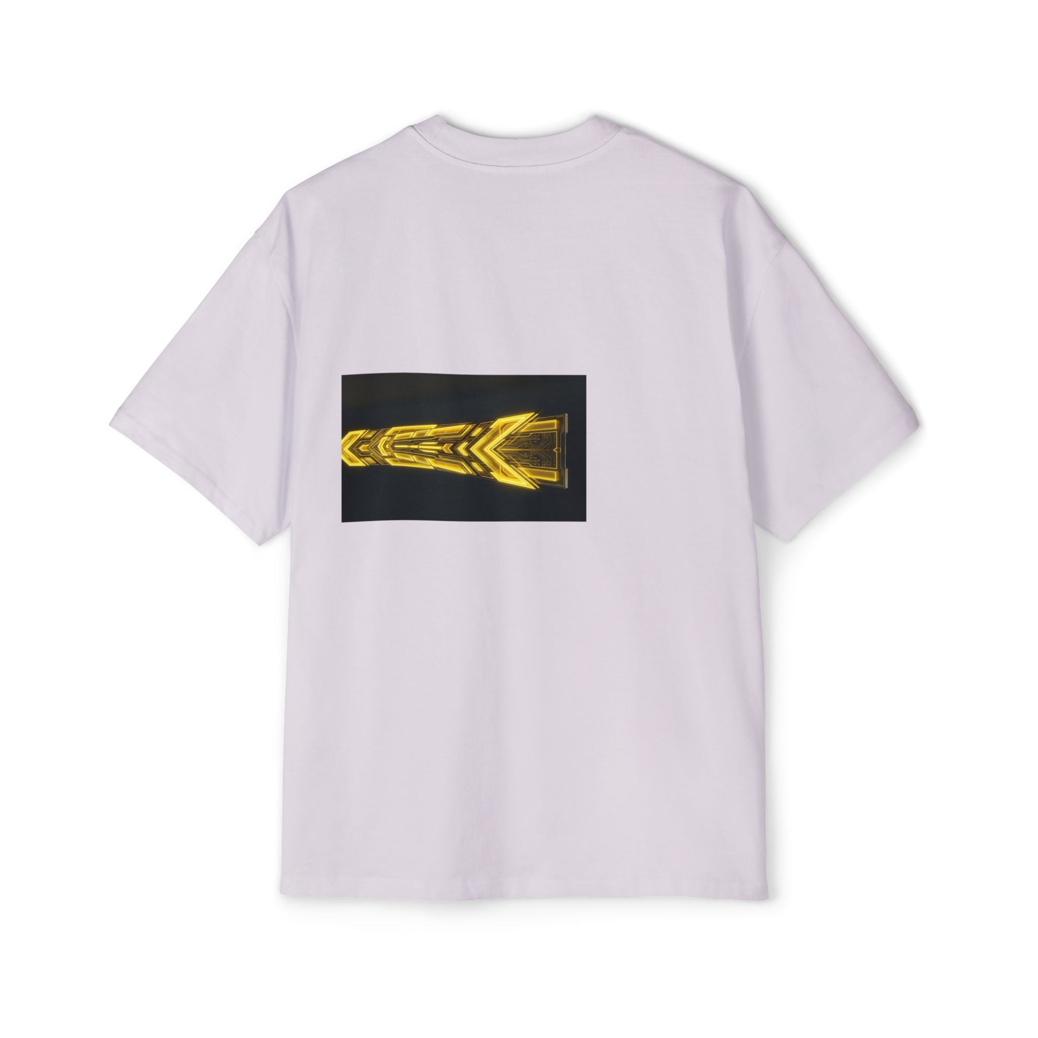 Glitch Override Tee — Futuristic Cyber Graphic Oversized T-Shirt