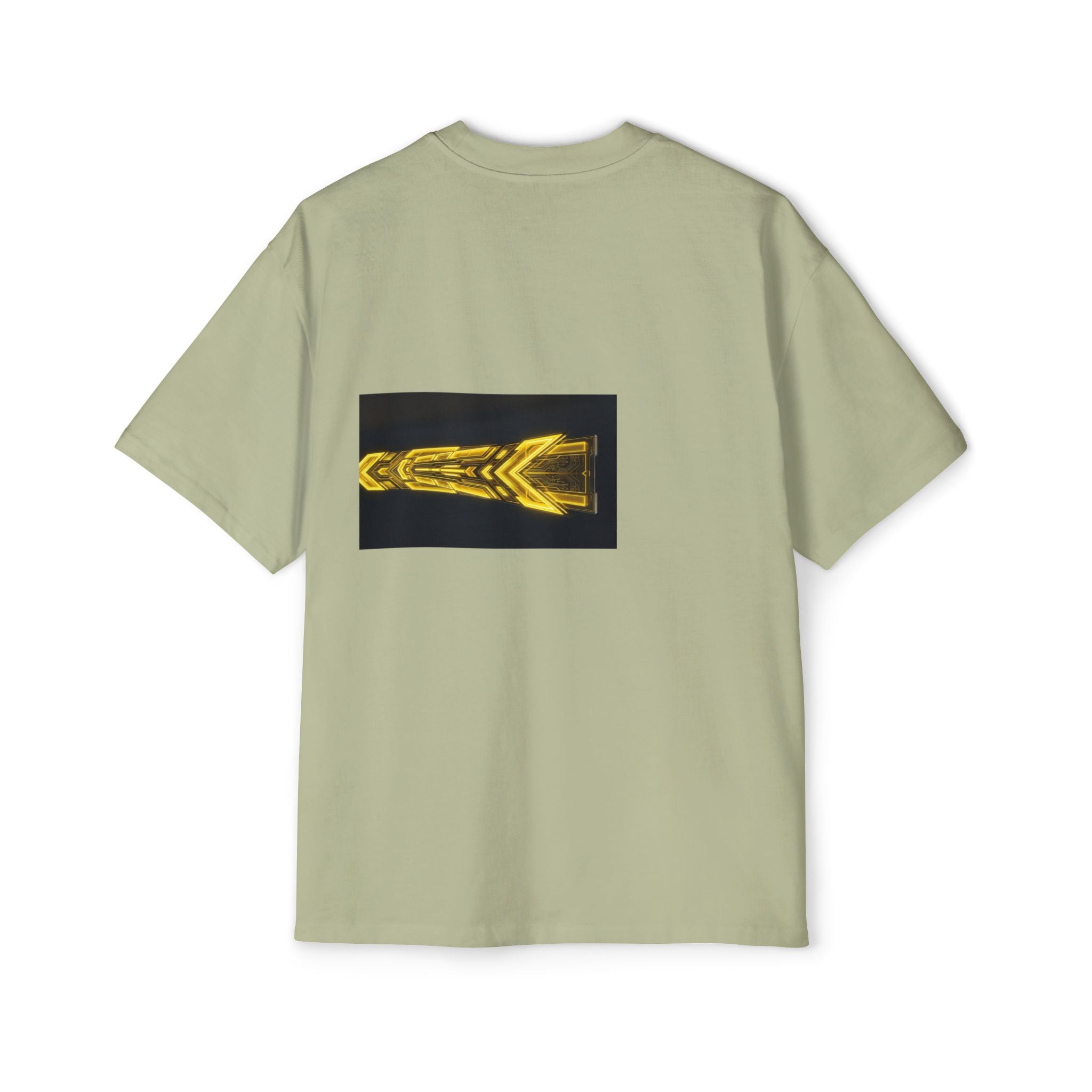 Glitch Override Tee — Futuristic Cyber Graphic Oversized T-Shirt