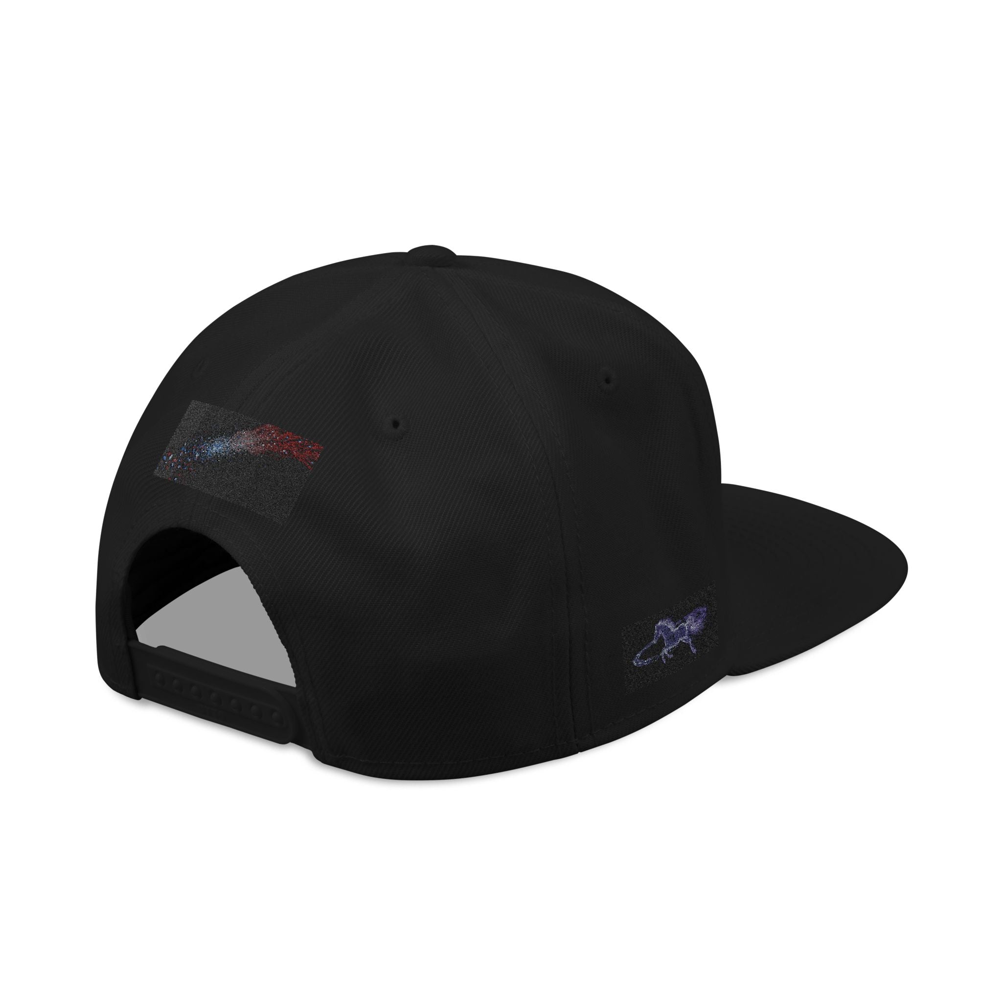 Galaxy Embroidered Snapback Hat — Space Nebula Neon Cyber Cap