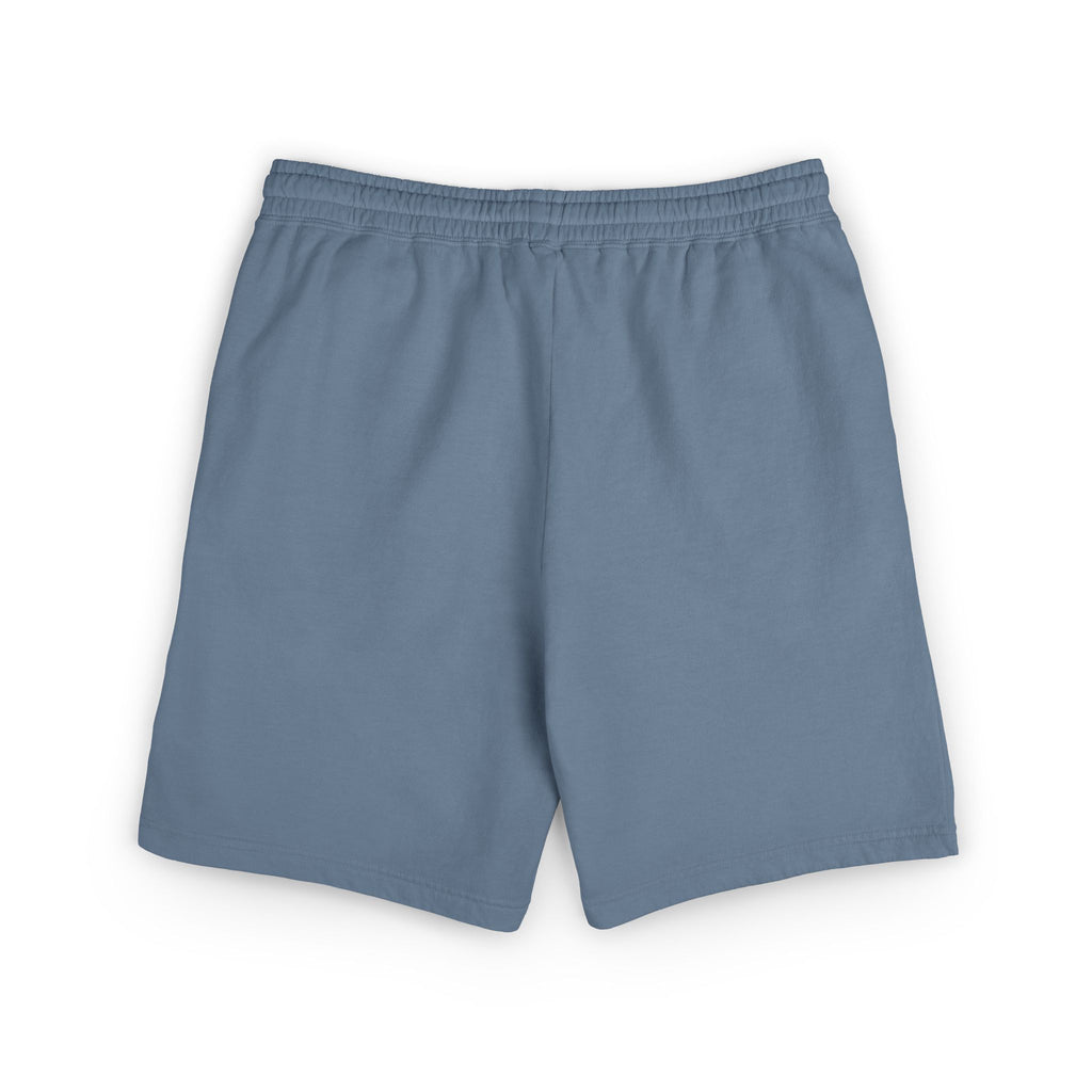 Ski Racer Fleece Sweat Shorts — Retro Neon Skiing Graphic