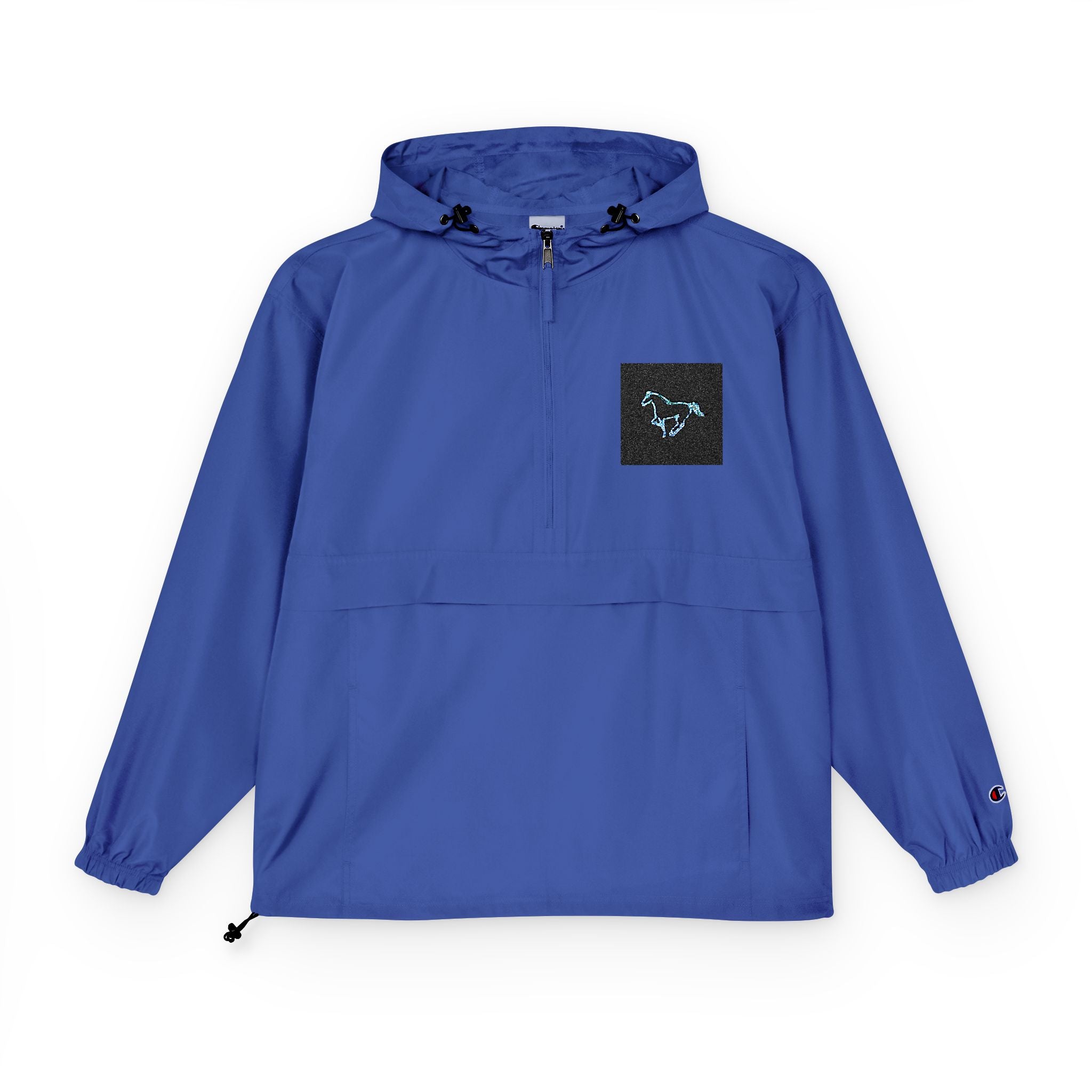 Champion Packable Anorak Jacket — Neon Cyberpunk Unisex Windbreaker