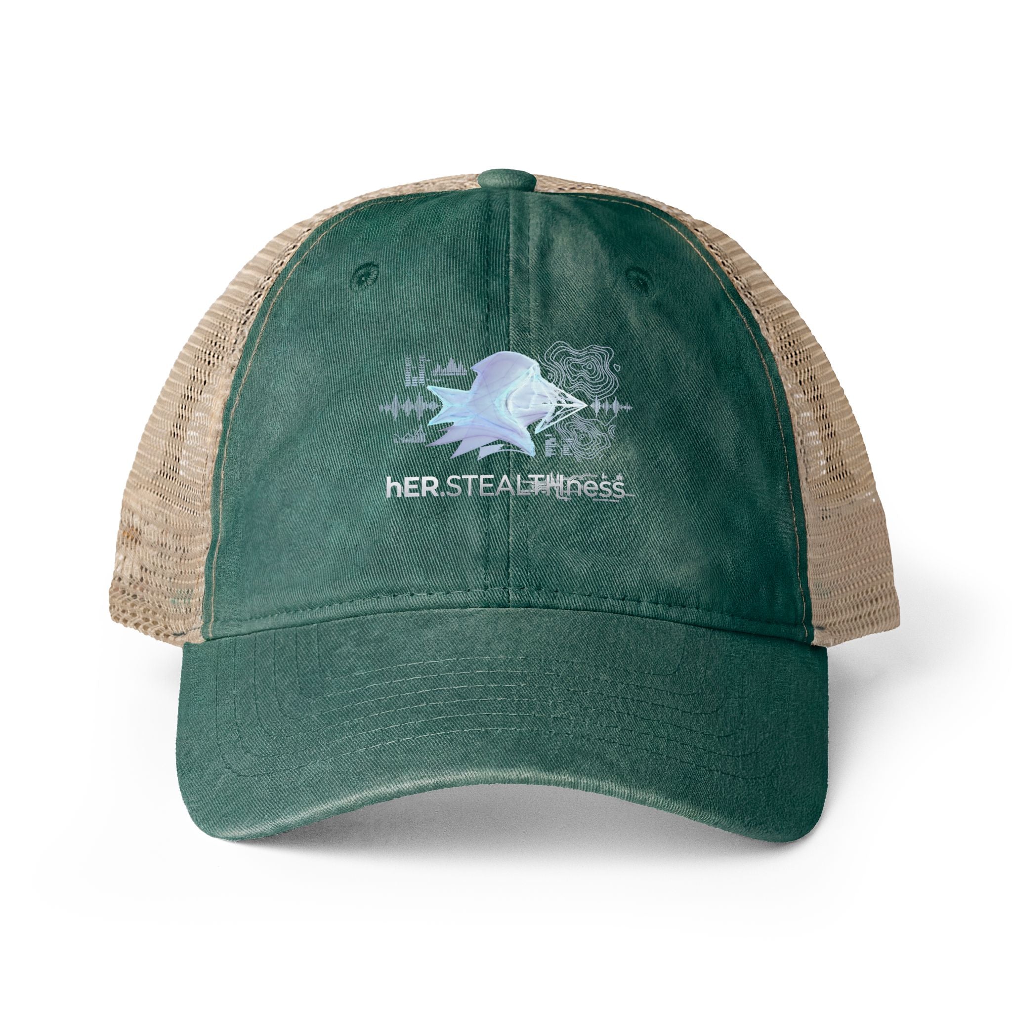 Women's Washed Mesh-Back Cap