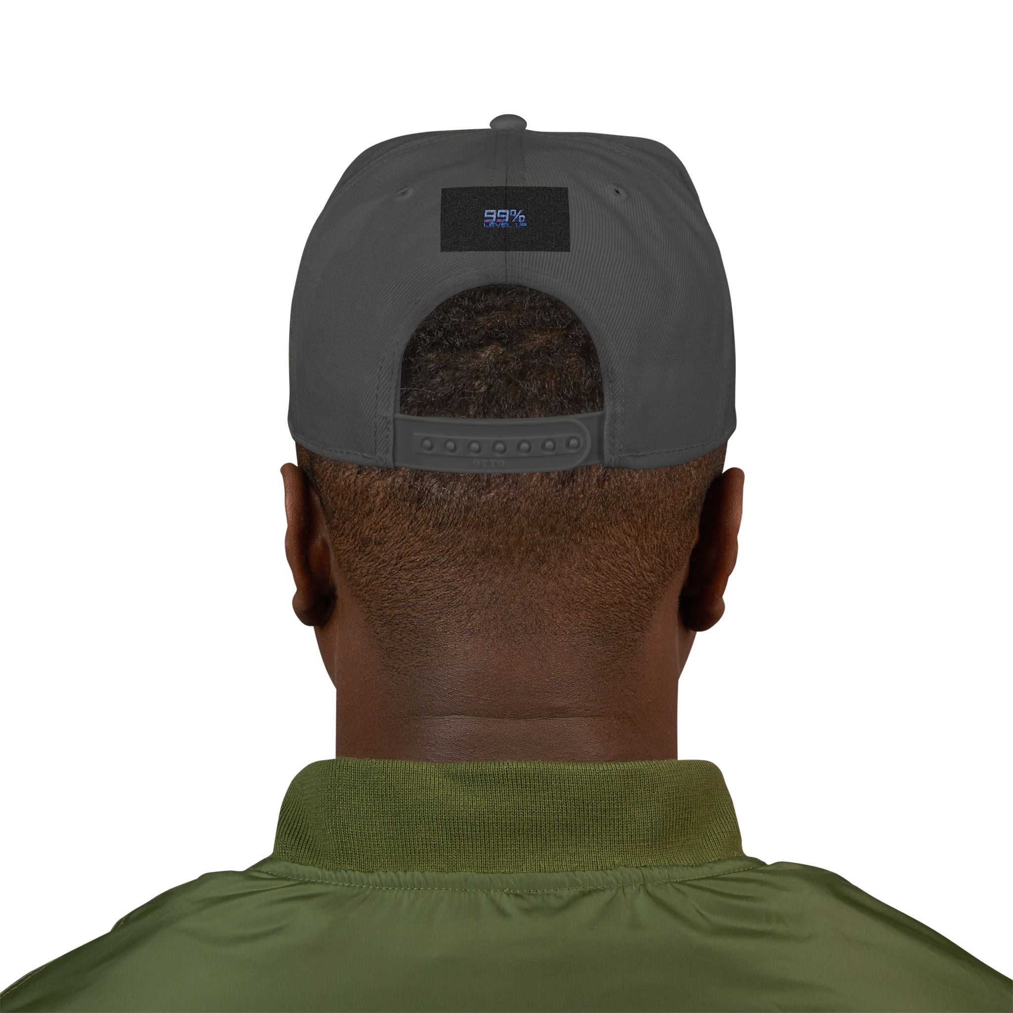 Neon Grid Snapback — Cyberpunk Embroidered Street Cap