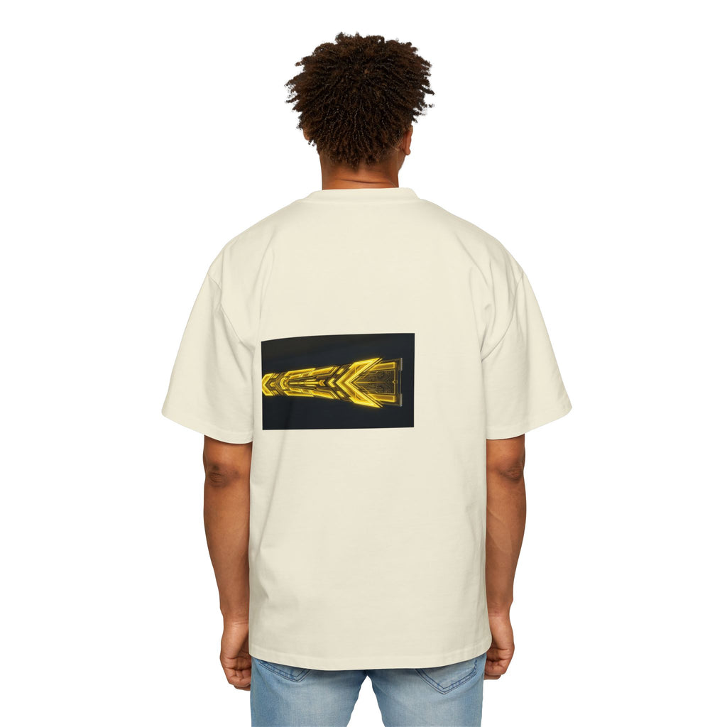 Glitch Override Tee — Futuristic Cyber Graphic Oversized T-Shirt