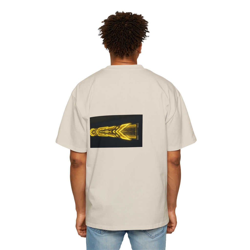 Glitch Override Tee — Futuristic Cyber Graphic Oversized T-Shirt