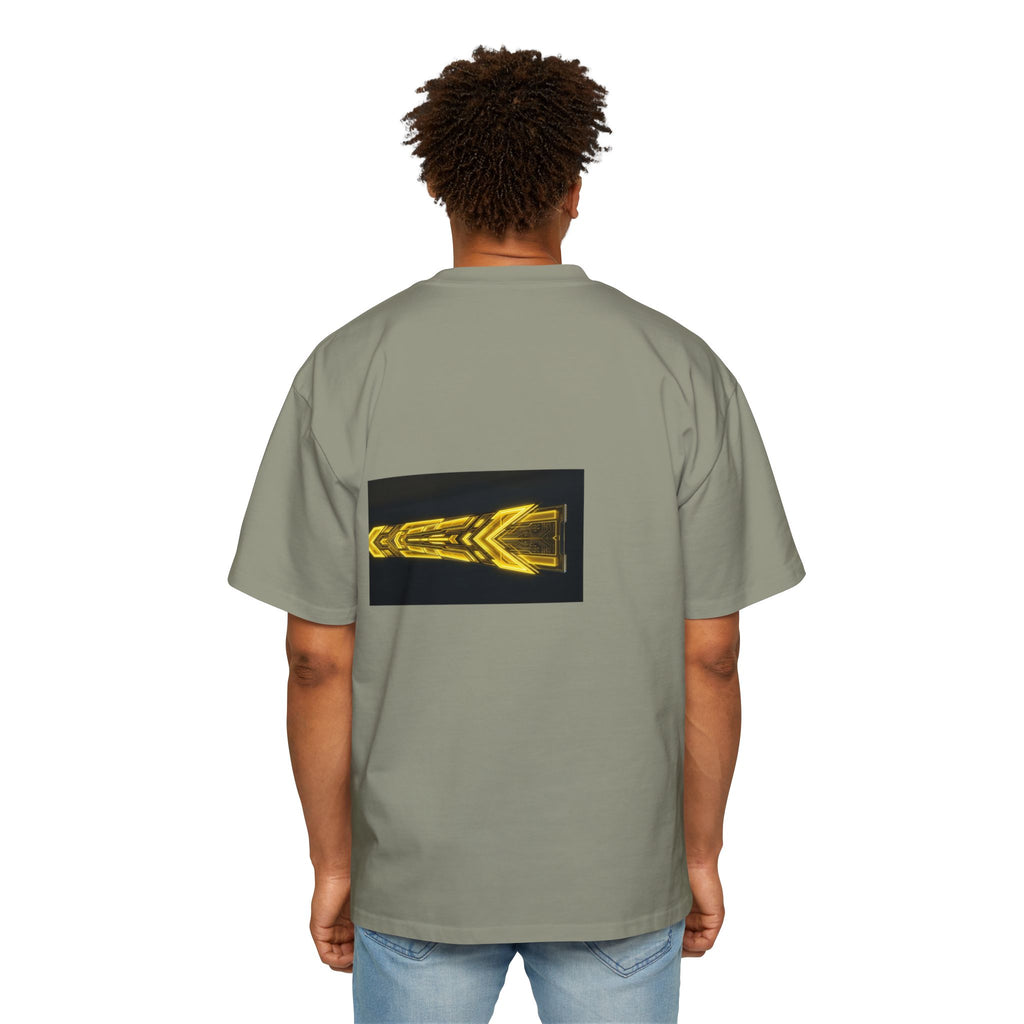 Glitch Override Tee — Futuristic Cyber Graphic Oversized T-Shirt