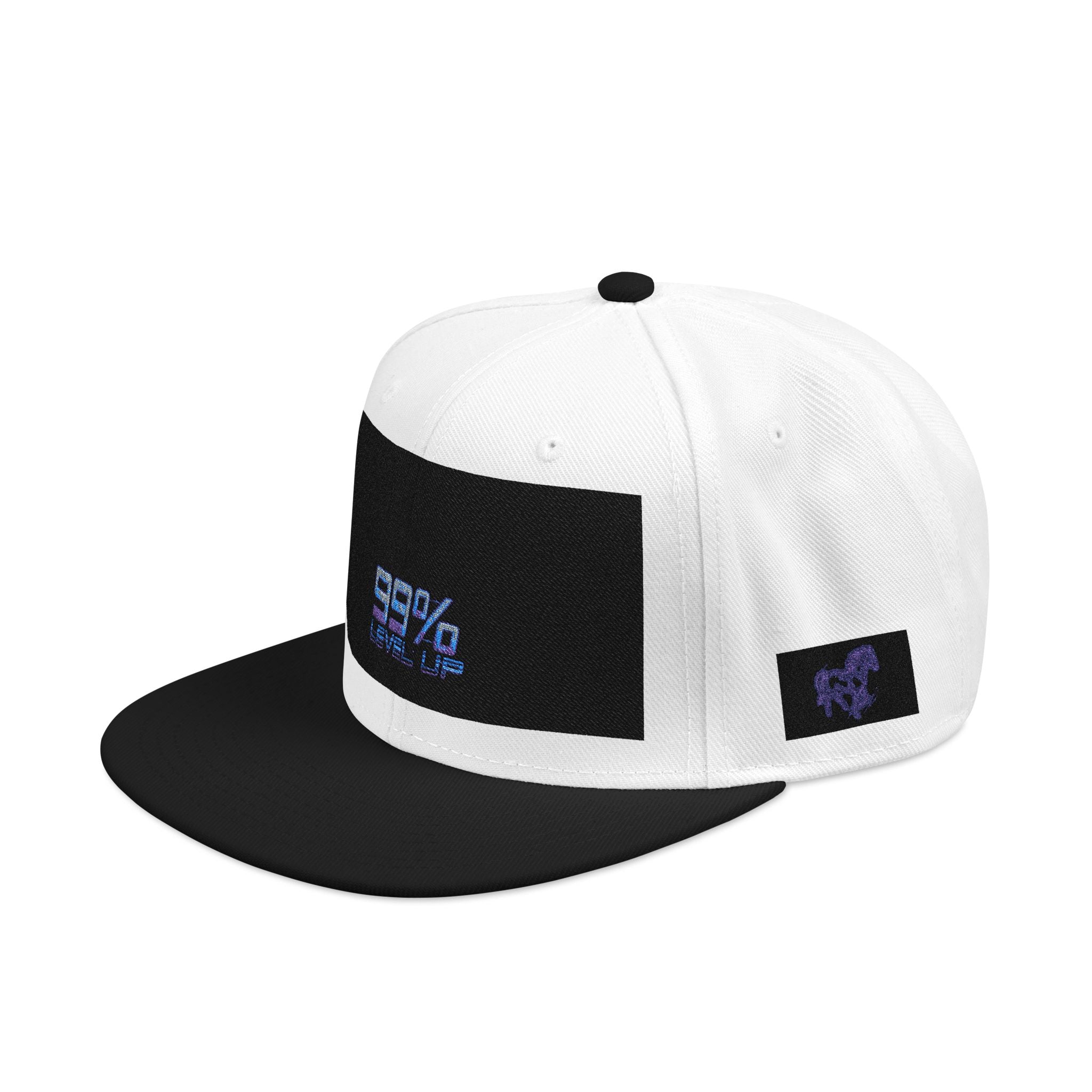 Neon Grid Snapback — Cyberpunk Embroidered Street Cap